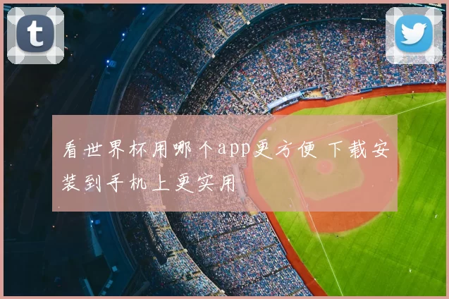 看世界杯用哪个app更方便 下载安装到手机上更实用