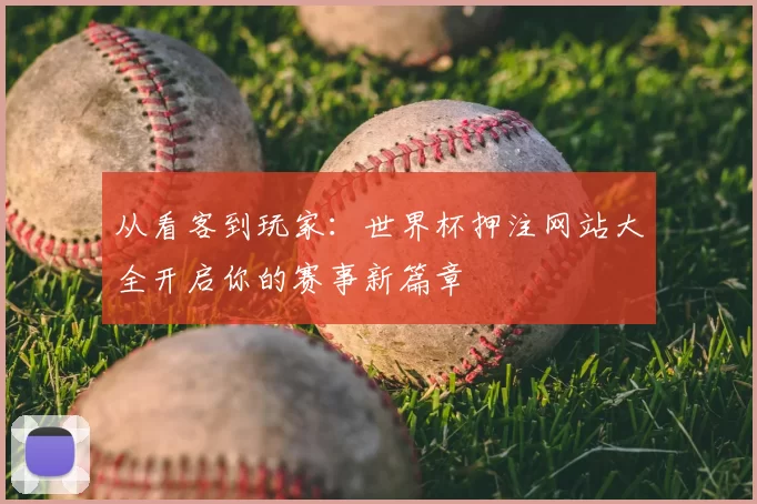从看客到玩家：世界杯押注网站大全开启你的赛事新篇章