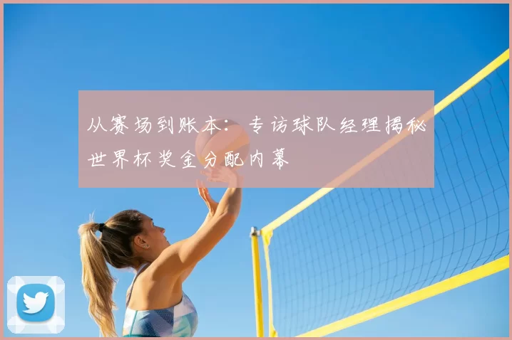 从赛场到账本:专访球队经理揭秘世界杯奖金分配内幕